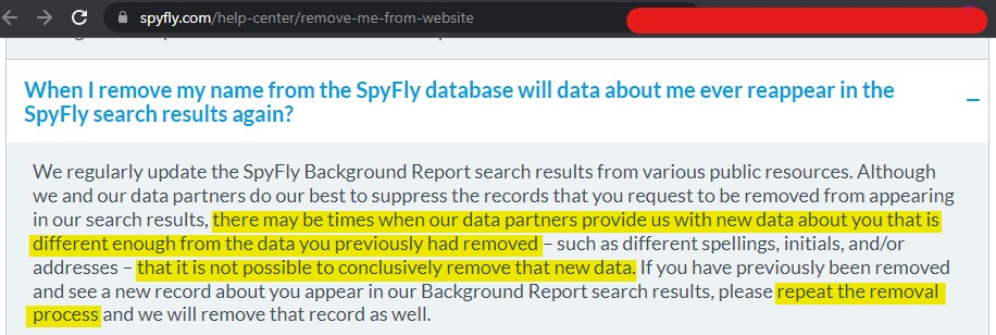SpyFly Opt-Out