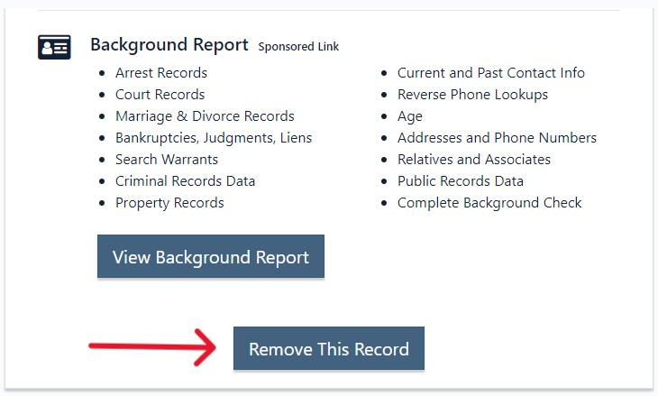 TruePeopleSearch Opt-Out